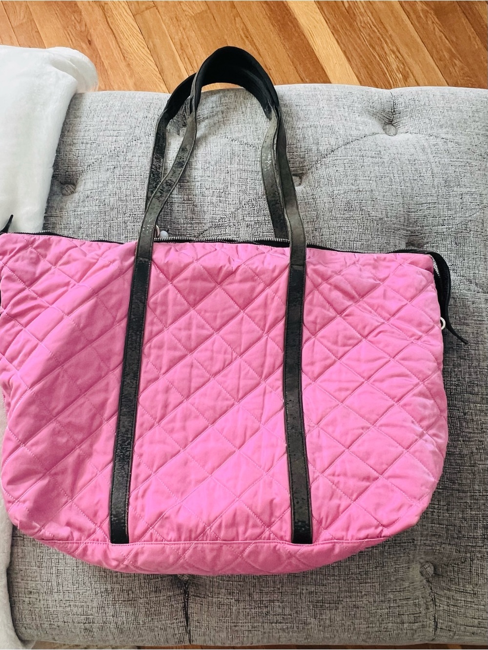 Prada Tessuto Nylon Tote / Shoulder Bag - Pink - Picture 3 of 11